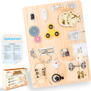 Träaktivitetsbräda - Busyboard
