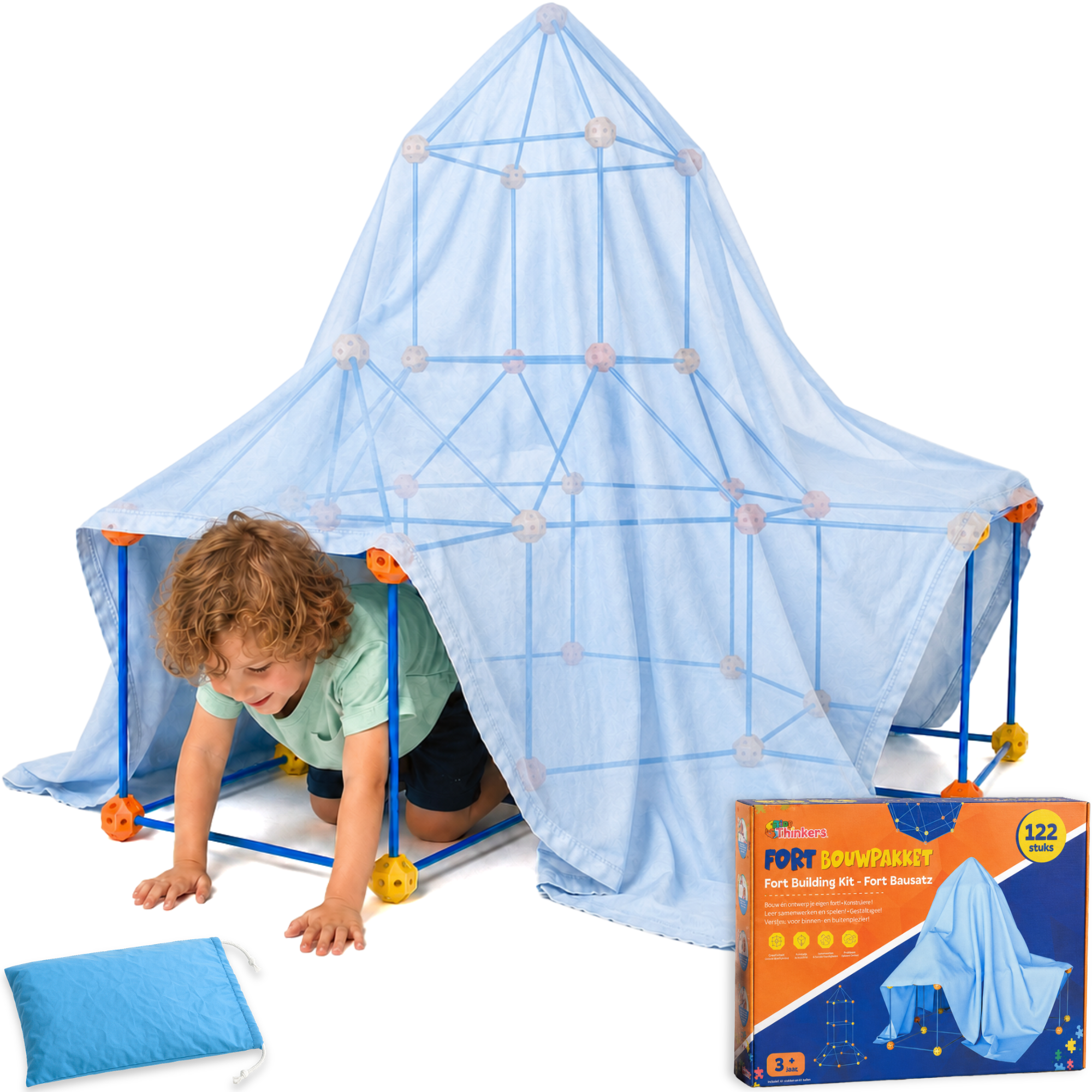 Fort Building Kit XL 3-12 years - Play Tent