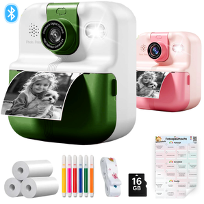 Barnkamera med fotoprinter & fotoutmaning
