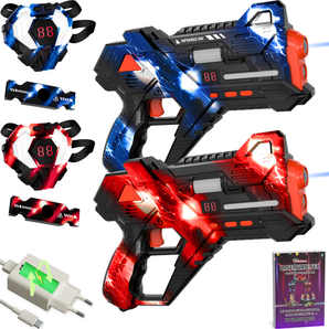 Set de Laser Game Rechargeable Incl. Livret Éducatif